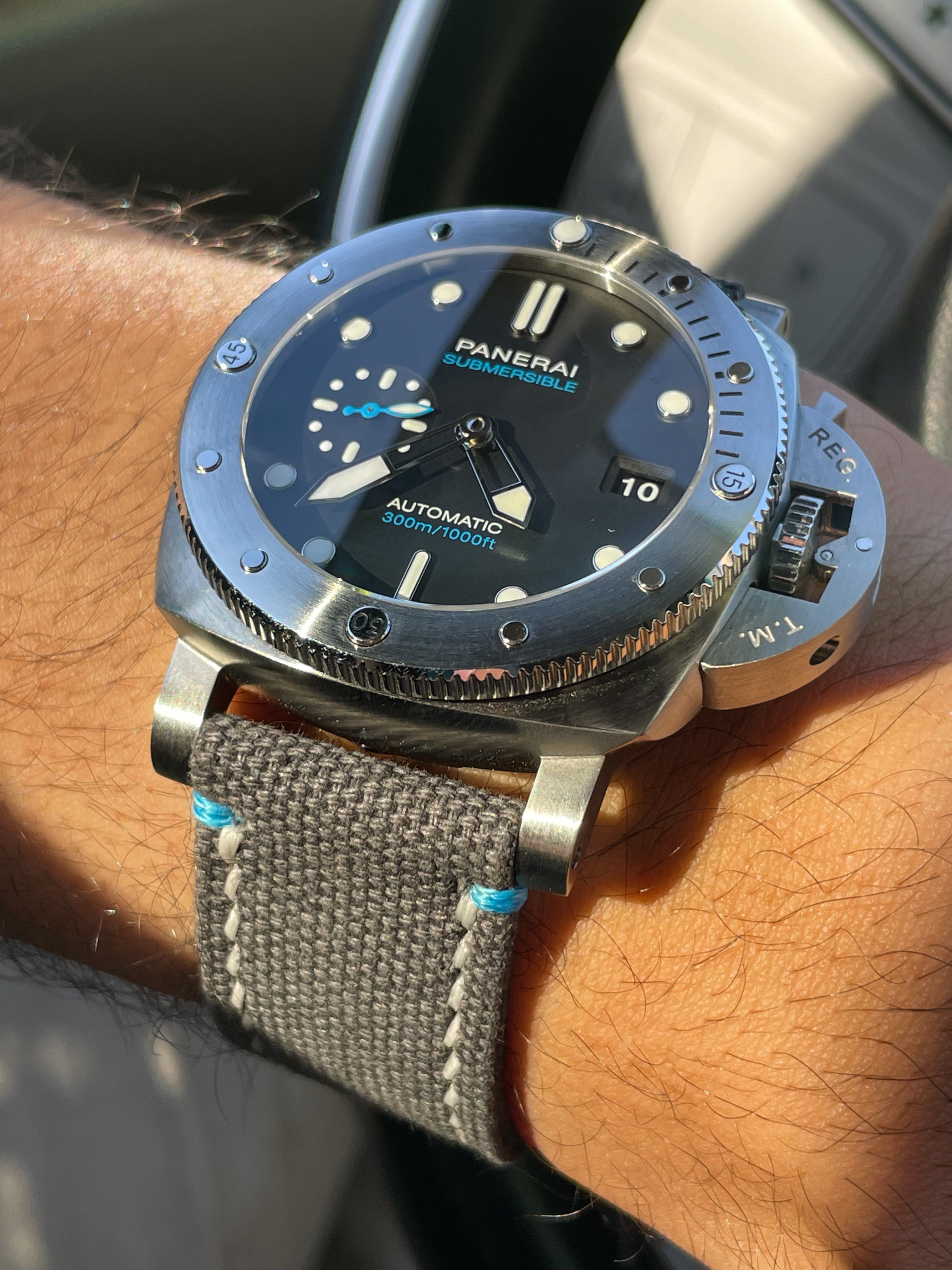 ROLLED GREY CANVAS-BLUE 02