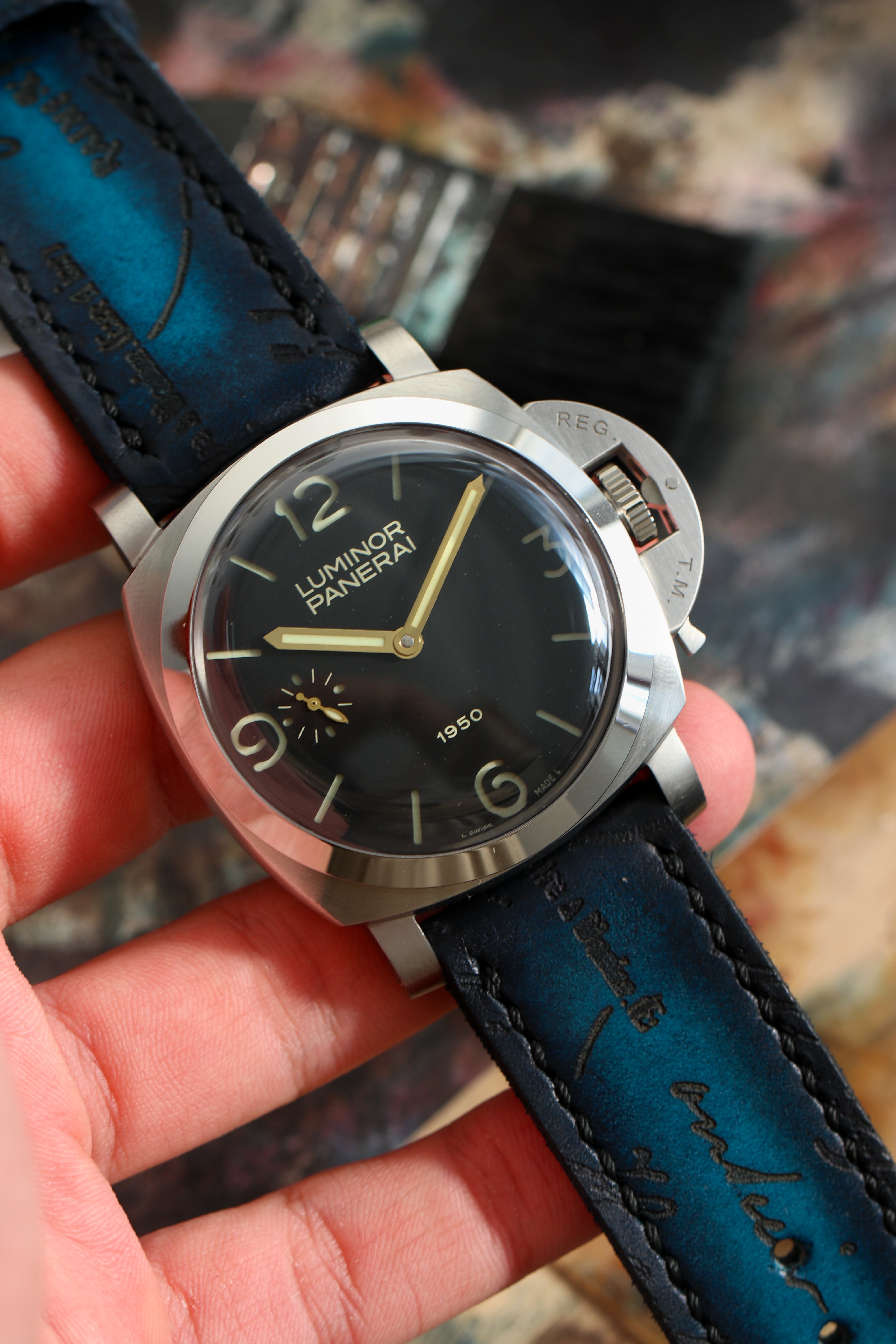 PATINA SCRITTO-OCEAN BLUE