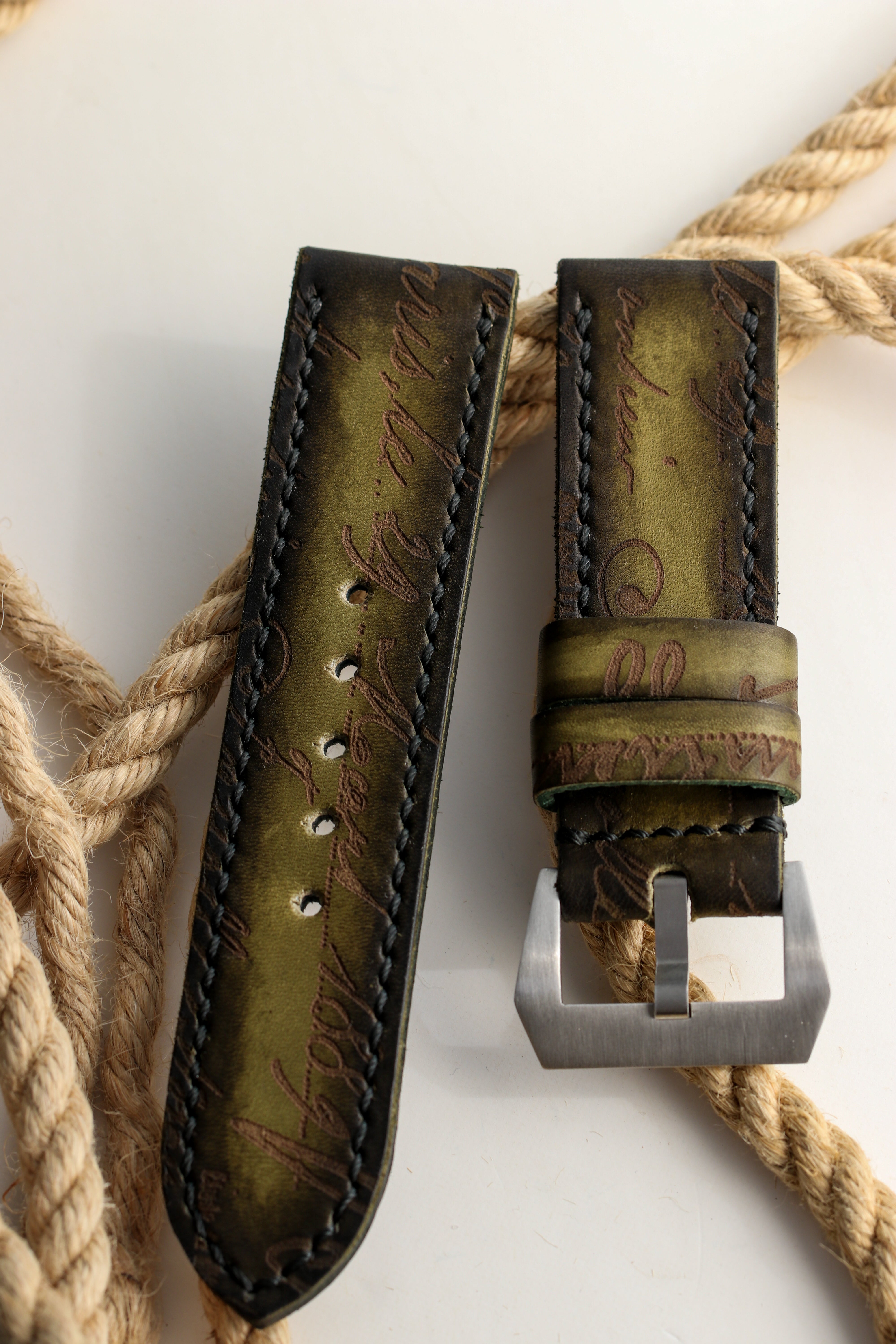 PATINA SCRITTO-OLIVE GREEN