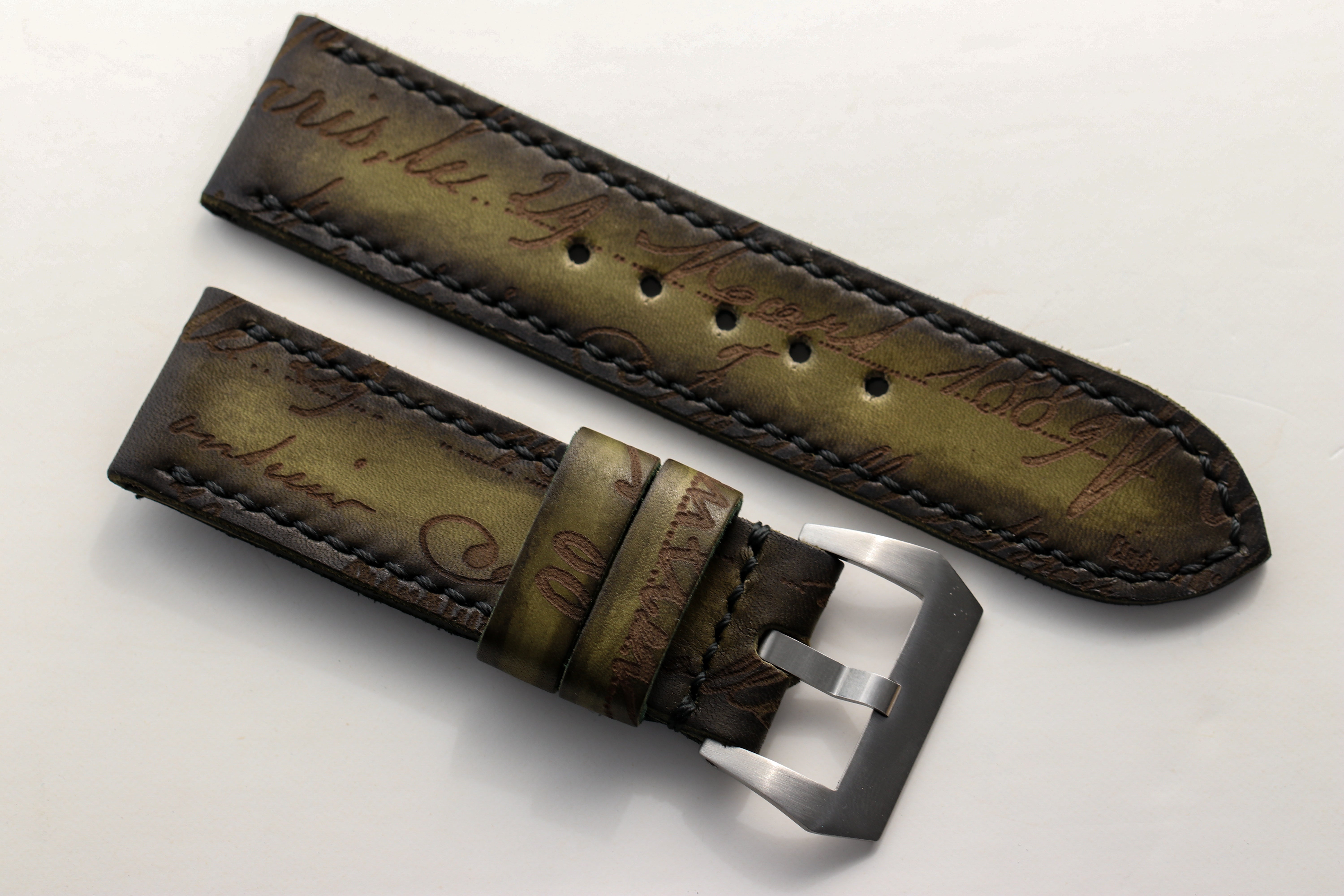 PATINA SCRITTO-OLIVE GREEN