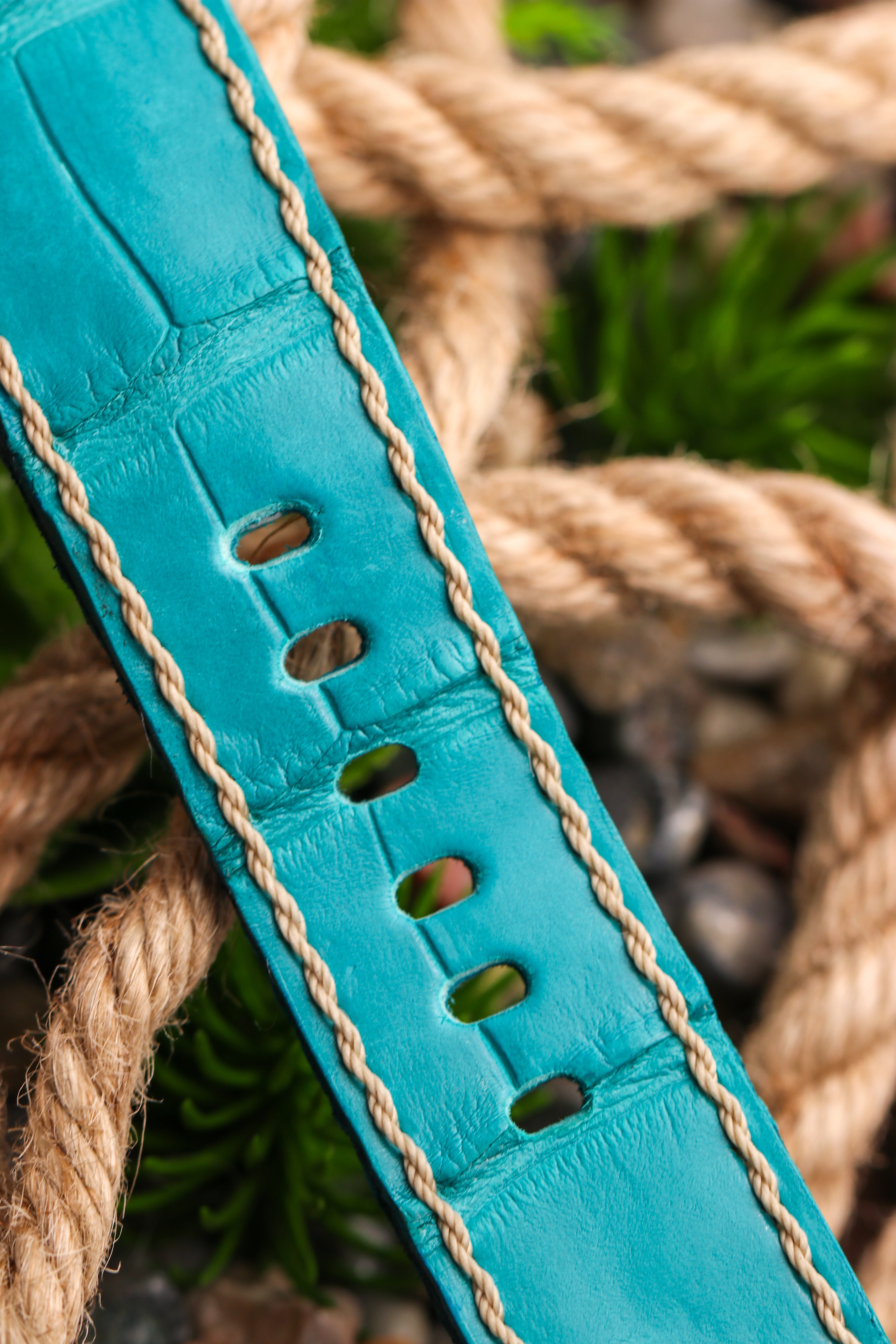 TIFFANY BLUE ALLIGATOR