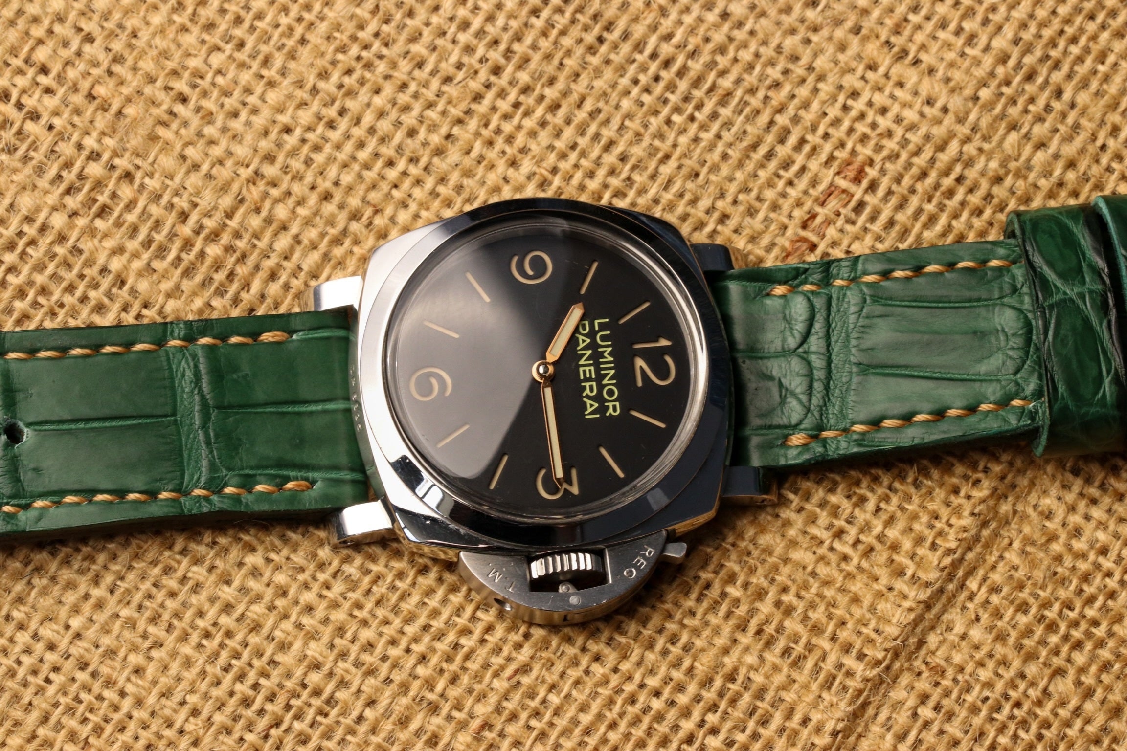 EMERALD GREEN ALLIGATOR