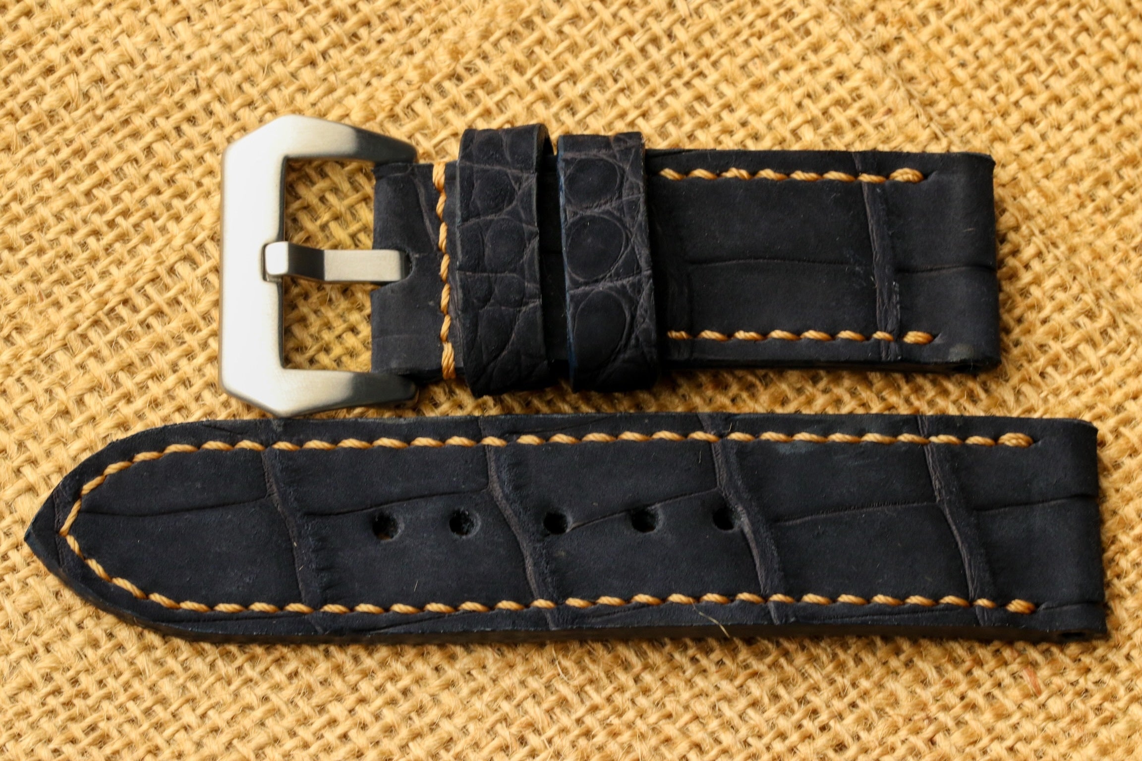 NAVY BLUE JULES VERNE ALLIGATOR