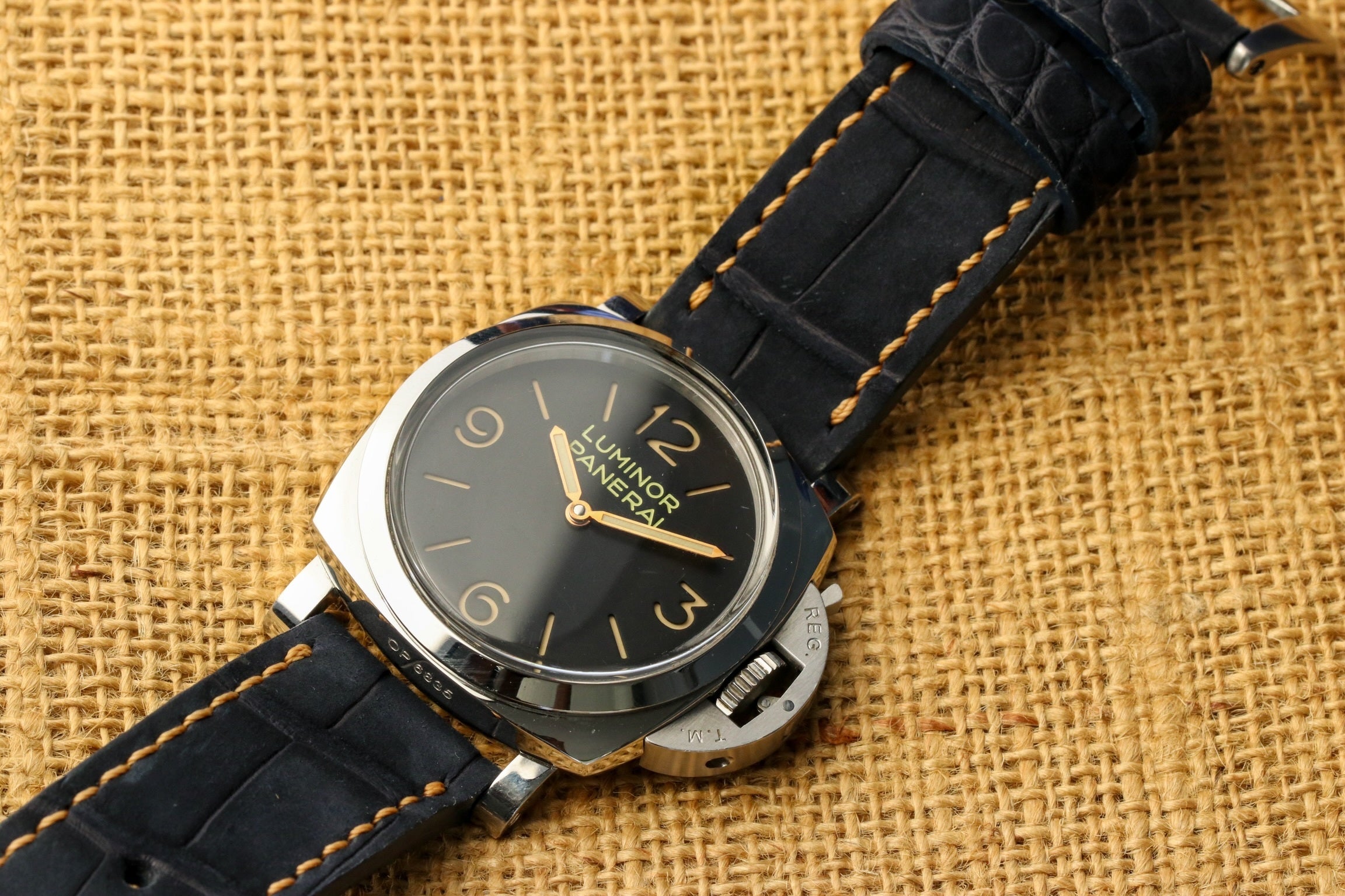NAVY BLUE JULES VERNE ALLIGATOR