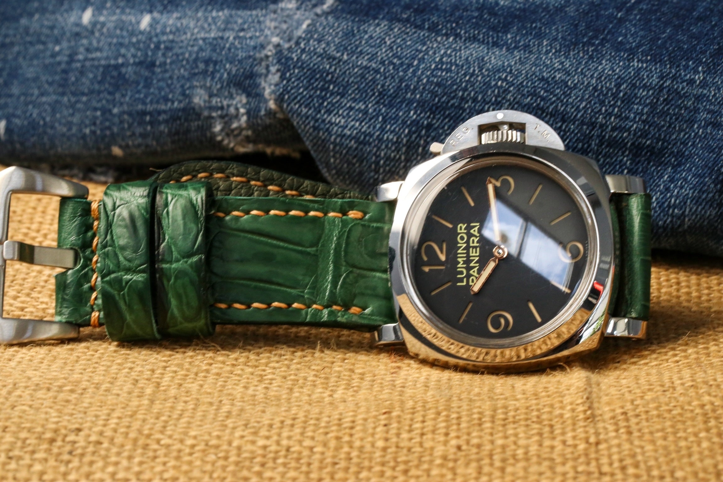 EMERALD GREEN ALLIGATOR