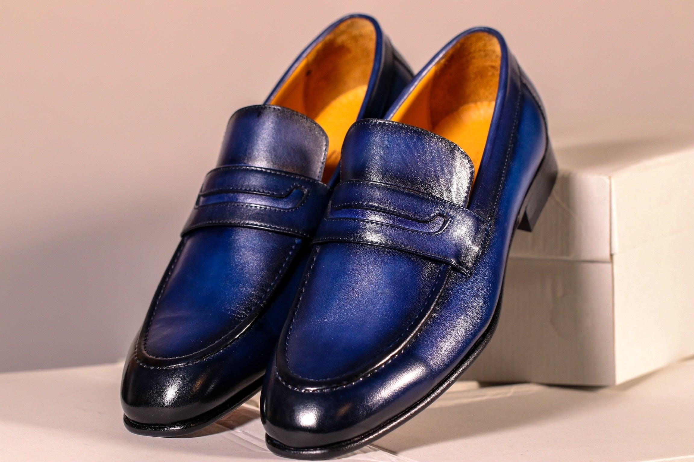 PATINA BLUE PENNY LOAFER