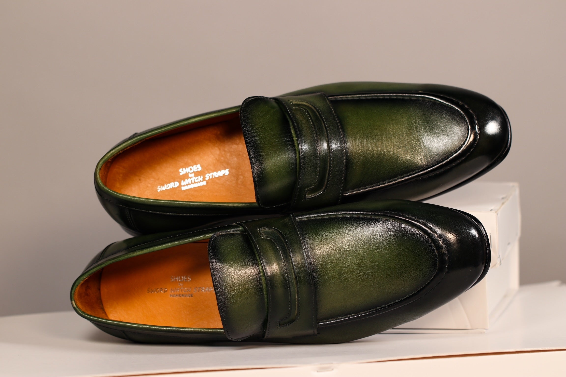 PATINA GREEN PENNY LOAFER