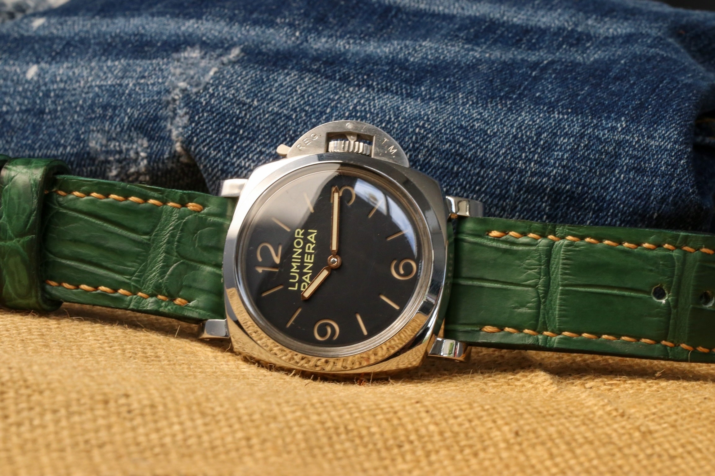 EMERALD GREEN ALLIGATOR