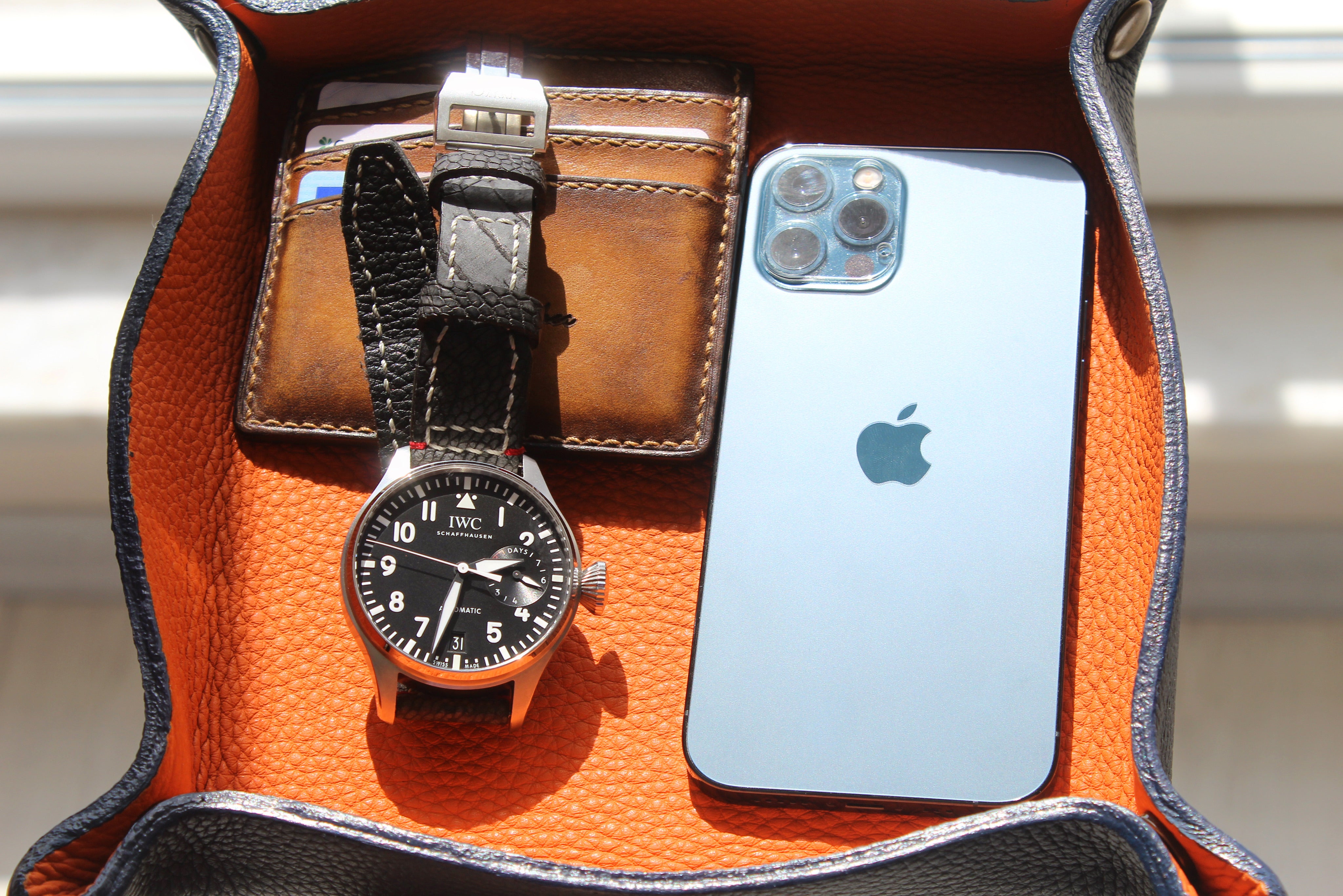NAVY BLUE VALET TRAY