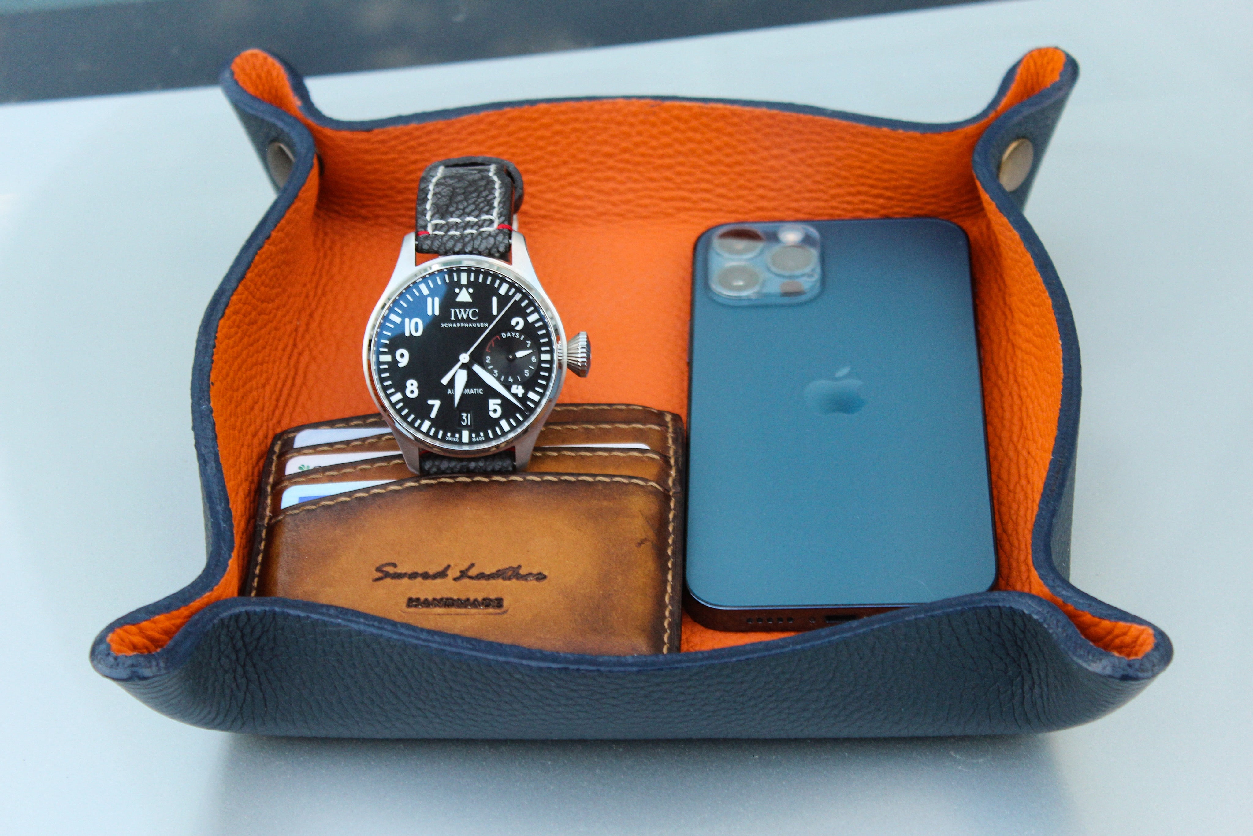 NAVY BLUE VALET TRAY