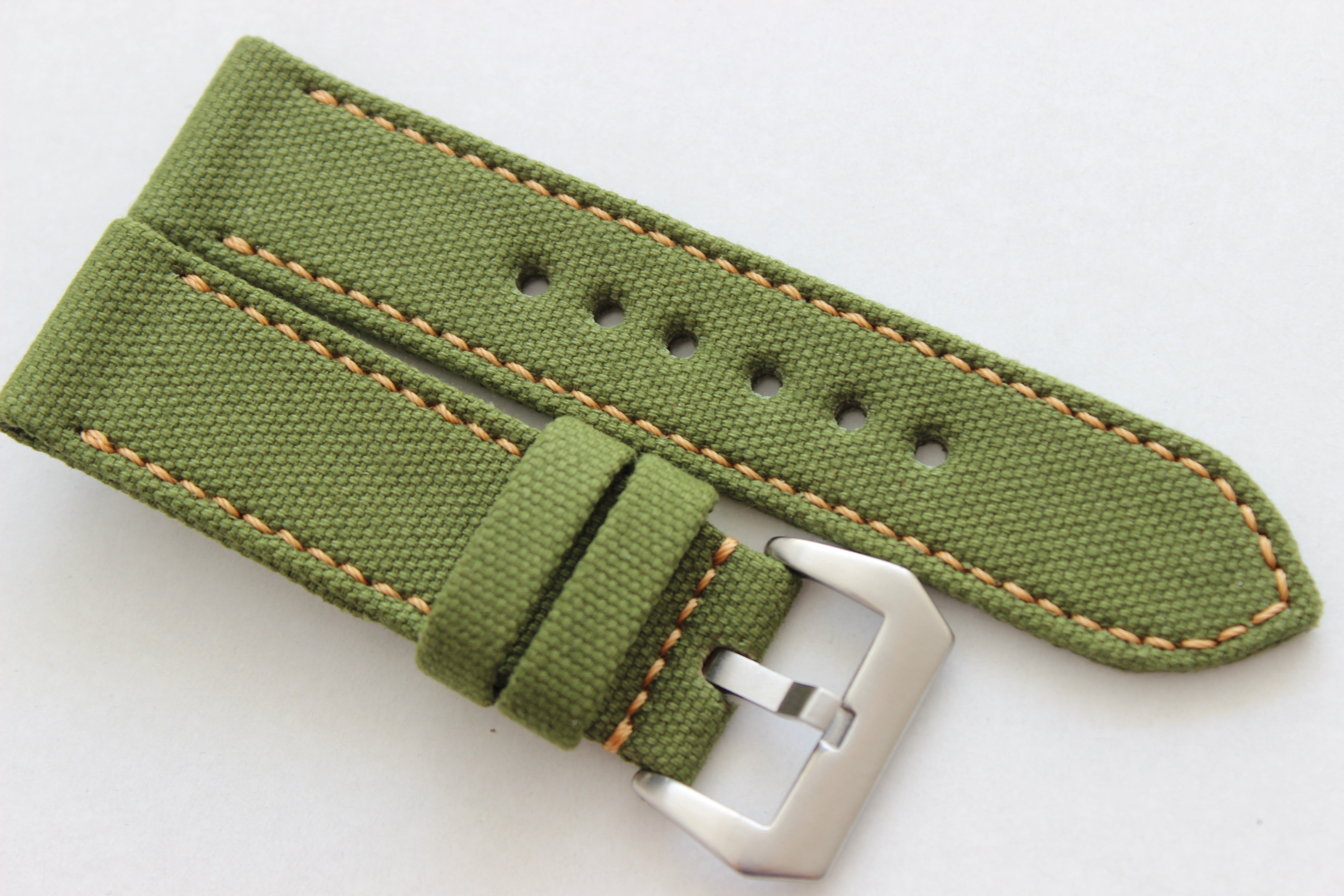 ROLLED GREEN CANVAS